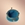 Monedero azul turquesa hecho a mano a ganchillo - Imagen 2