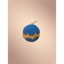 Bola navidad hecha a mano a ganchillo (amigurumi). - Imagen 2