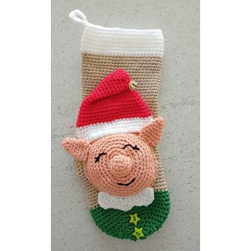 Calcetín navideño elfo - Imagen 1