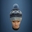 Gorro con pompón tonos azules hecho a mano a ganchillo-crochet (16) - Imagen 1