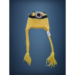 Gorro minnion gru mi villano favorito hecho a mano a ganchillo. - Imagen 1