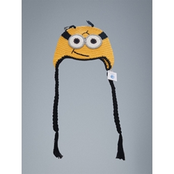 Gorro minnion gru mi villano favorito hecho a mano a ganchillo. - Imagen 1