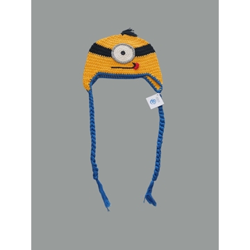 Gorro minnion gru mi villano favorito hecho a mano a ganchillo. - Imagen 1