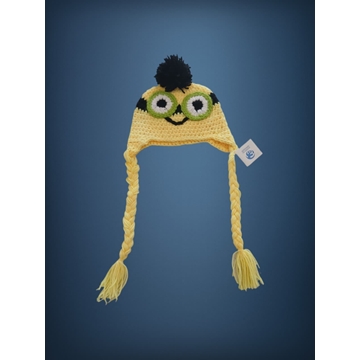 Gorro minnion gru mi villano favorito hecho a mano a ganchillo. - Imagen 1