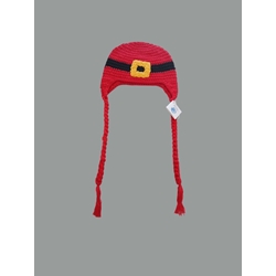 Gorro santa claus papá noel navidad  hecho a mano a ganchillo. - Imagen 1