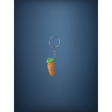 Llavero bellota amigurumi hecho a mano a ganchillo. - Imagen 1