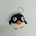 Llavero pingüino amigurumi - Imagen 1