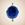 Monedero azul hecho a mano a ganchillo - Imagen 2