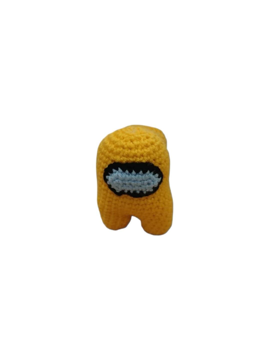 Peluche among us amarillo hecho a mano a ganchillo (amigurumi). - Imagen 1