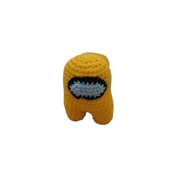 Peluche among us amarillo hecho a mano a ganchillo (amigurumi). - Imagen 1