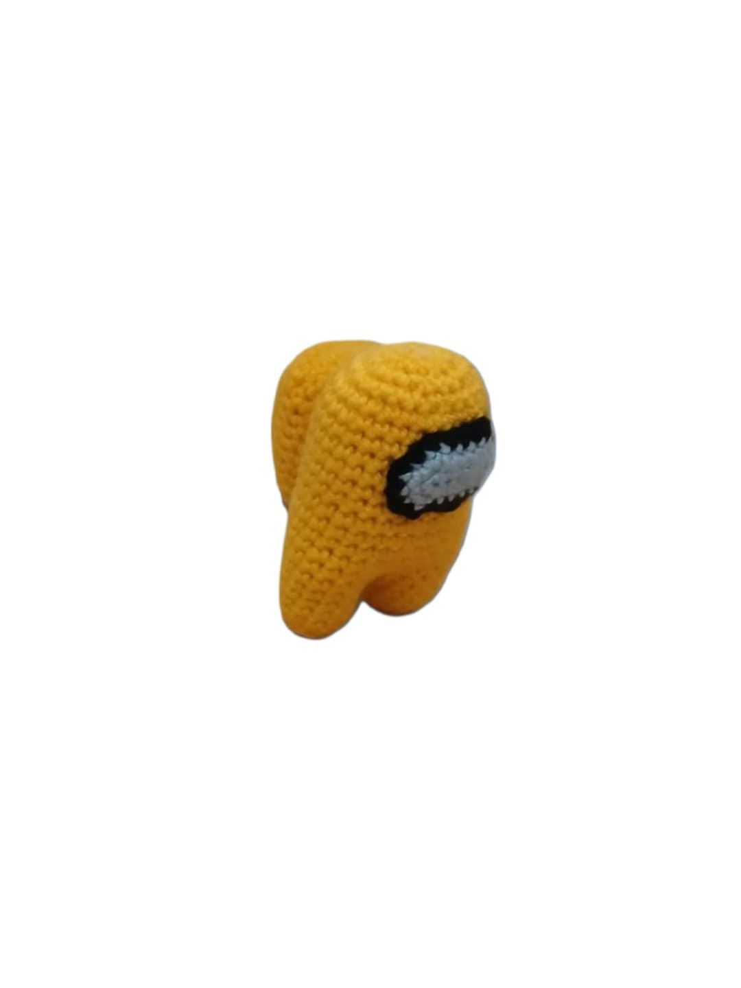 Peluche among us amarillo hecho a mano a ganchillo (amigurumi). - Imagen 2