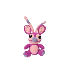 Peluche ángel de stitch hecho a mano a ganchillo (amigurumi). - Imagen 1