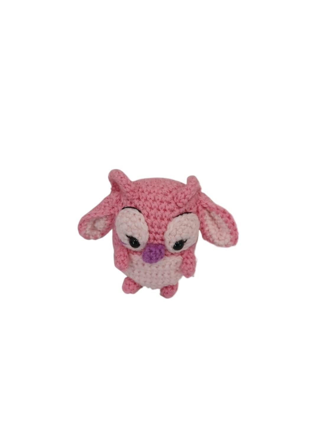 Peluche angel stitch mini hecho a mano a ganchillo (amigurumi). - Imagen 1