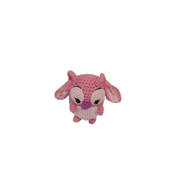 Peluche angel stitch mini hecho a mano a ganchillo (amigurumi). - Imagen 1