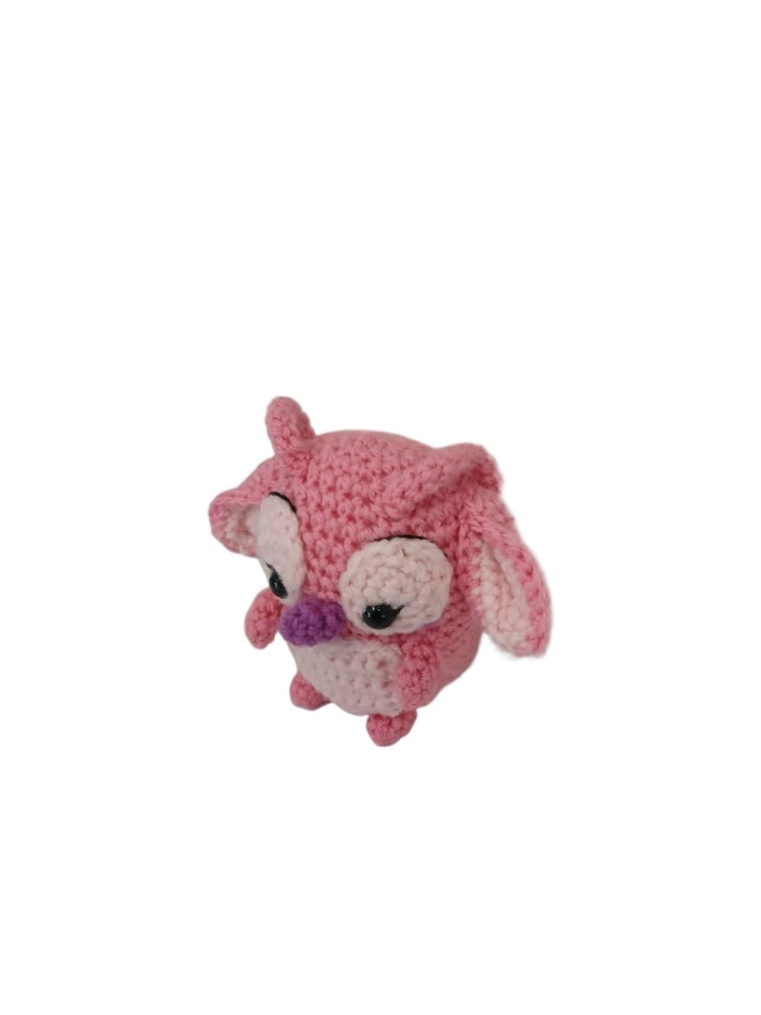 Peluche angel stitch mini hecho a mano a ganchillo (amigurumi). - Imagen 2