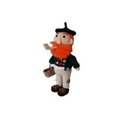 Peluche apalpador navidad navideño hecho a mano a ganchillo (amigurumi). - Imagen 2