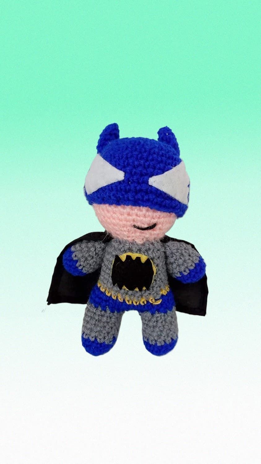 Peluche Batman amigurumi - Imagen 1