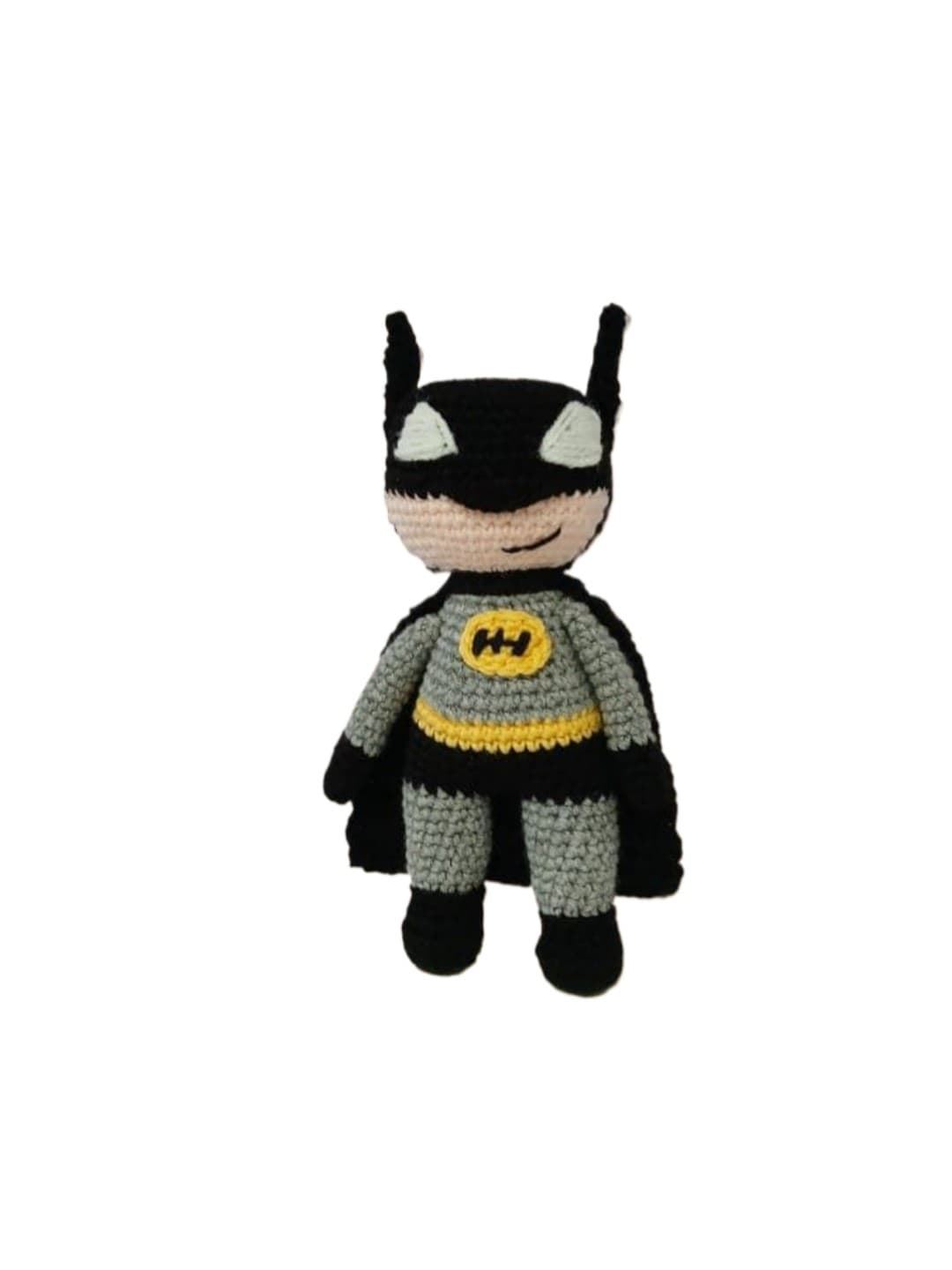 Peluche batman hecho a mano a ganchillo (amigurumi). - Imagen 1