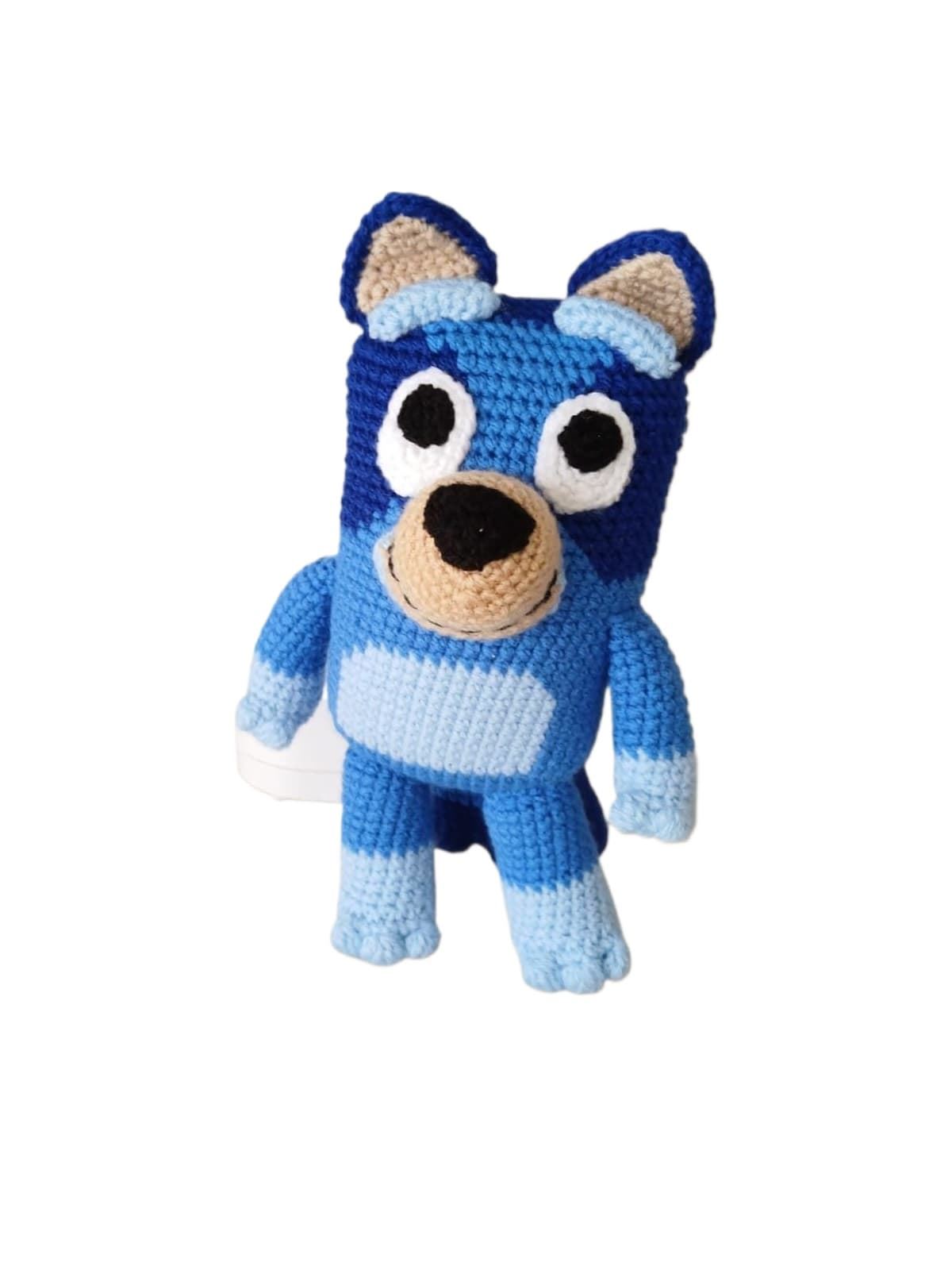 Peluche bluey hecho a mano a ganchillo (amigurumi). - Imagen 1