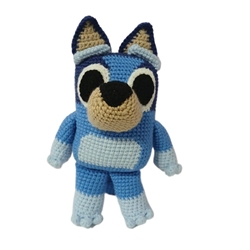 Peluche bluey hecho a mano a ganchillo (amigurumi). - Imagen 1