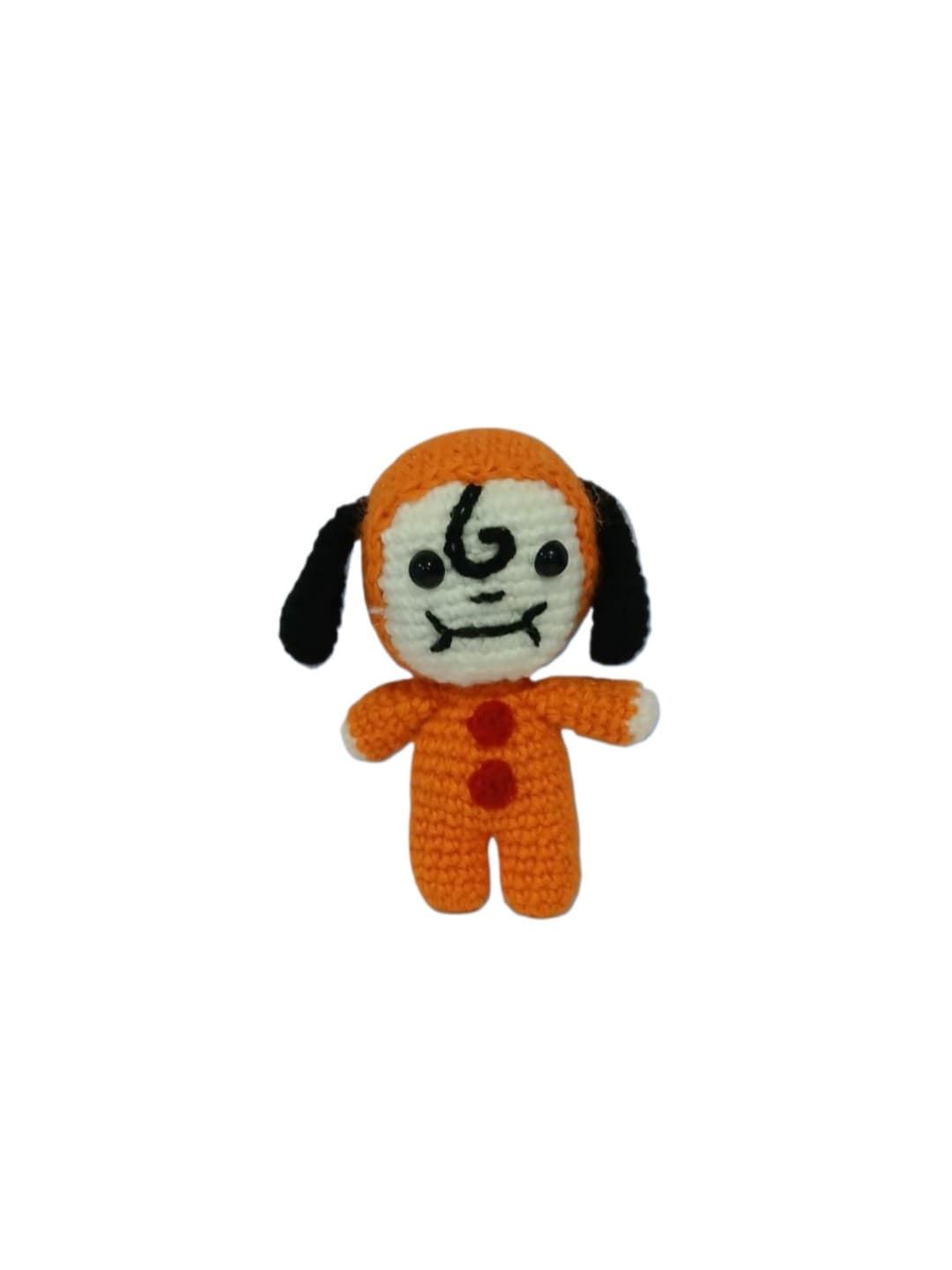 Peluche bt21 naranja hecho a mano a ganchillo (amigurumi). - Imagen 1