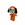 Peluche bt21 naranja hecho a mano a ganchillo (amigurumi). - Imagen 2