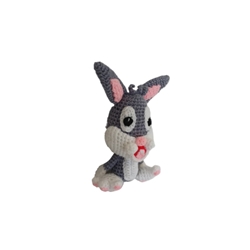 Peluche bugs bunny looney tunes hecho a mano a ganchillo (amigurumi). - Imagen 2