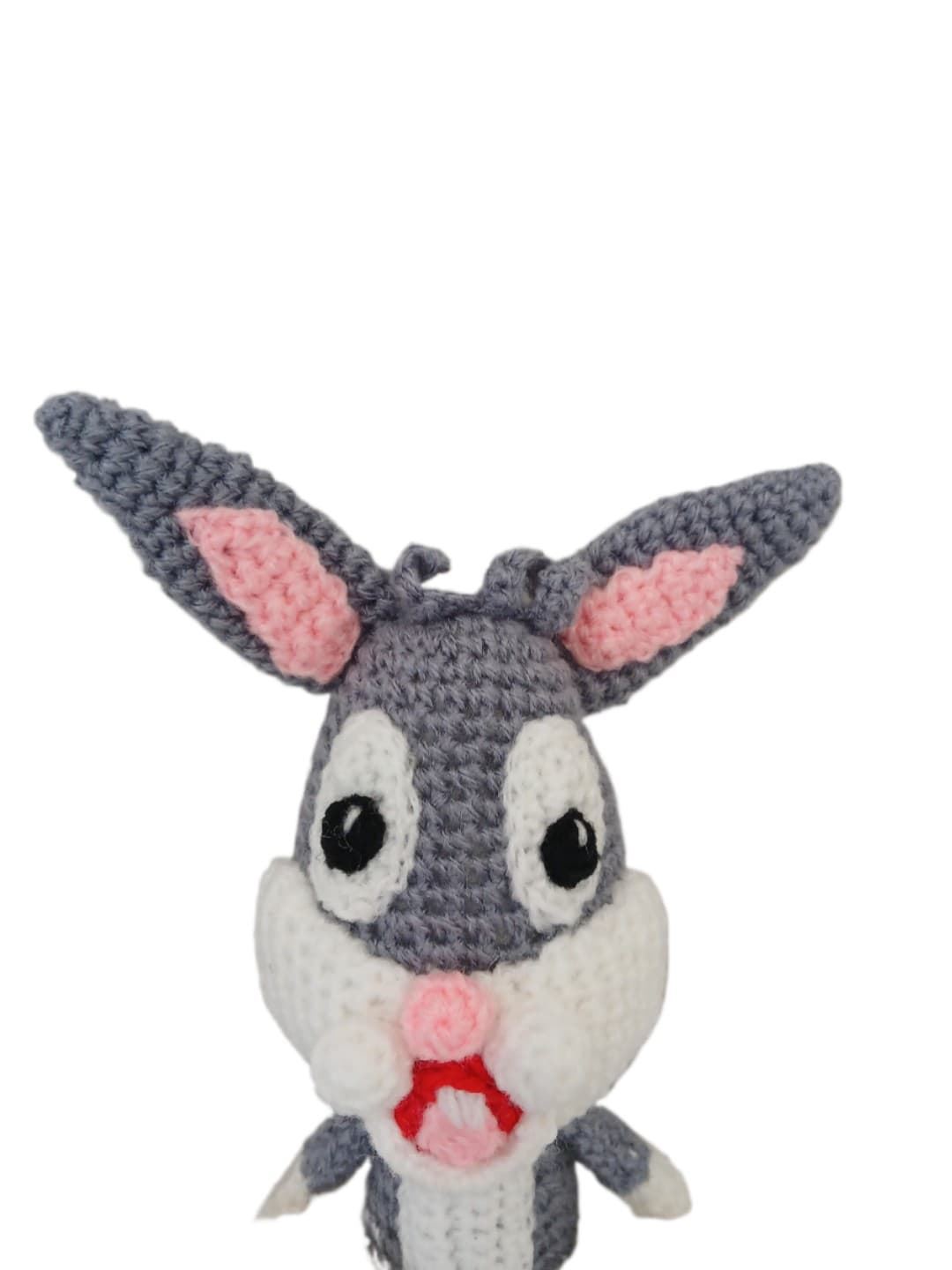 Peluche bugs bunny looney tunes hecho a mano a ganchillo (amigurumi). - Imagen 4