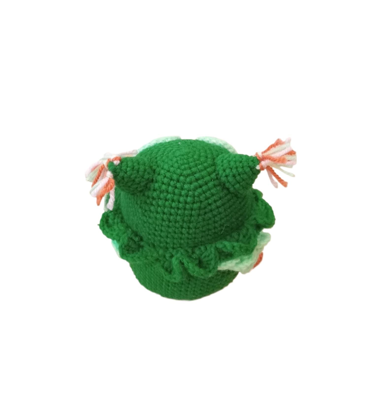 Peluche buho hecho a mano a ganchillo (amigurumi). - Imagen 2
