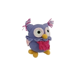 Peluche buho hecho a mano a ganchillo (amigurumi) - Imagen 2