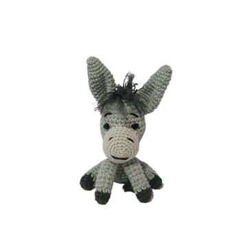 Peluche burro shrek hecho a mano a ganchillo (amigurumi). - Imagen 1