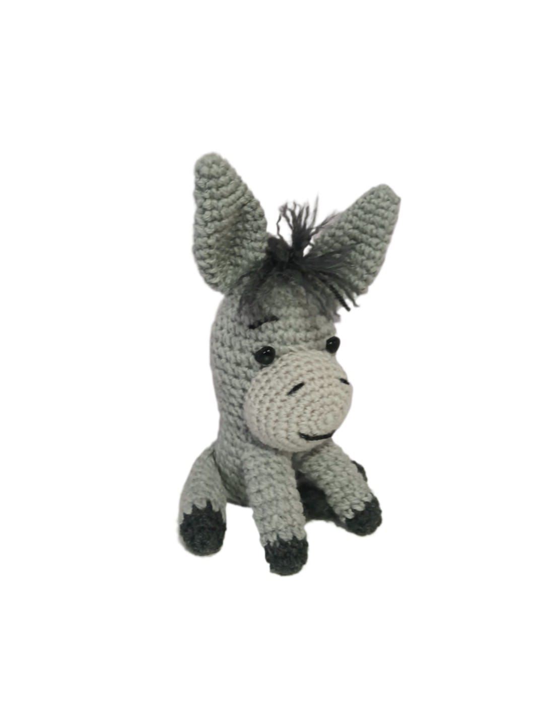 Peluche burro shrek hecho a mano a ganchillo (amigurumi). - Imagen 3