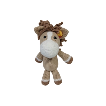 Peluche caballo hecha a mano a ganchillo (amigurumi). - Imagen 1