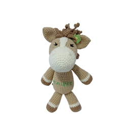 Peluche caballo hecho a mano a ganchillo (amigurumi). - Imagen 1