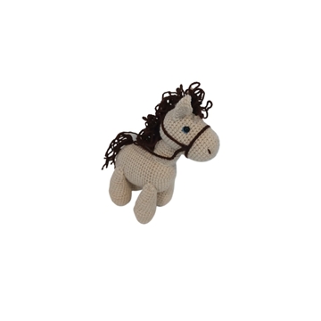Peluche caballo hecho a mano a ganchillo (amigurumi). - Imagen 2