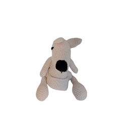 Peluche canguro hecho a mano a ganchillo (amigurumi). - Imagen 1