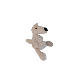 Peluche canguro hecho a mano a ganchillo (amigurumi). - Imagen 2