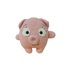 Peluche cerdo hecho a mano a ganchillo (amigurumi). - Imagen 1