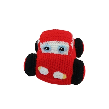 Peluche coche Cars hecho a mano a ganchillo (amigurumi) - Imagen 1