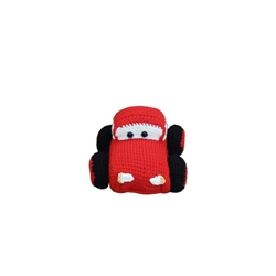 Peluche coche Cars hecho a mano a ganchillo (amigurumi) - Imagen 2