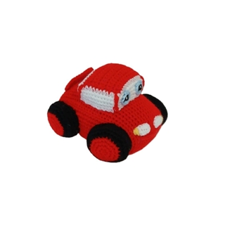 Peluche coche Cars hecho a mano a ganchillo (amigurumi) - Imagen 2