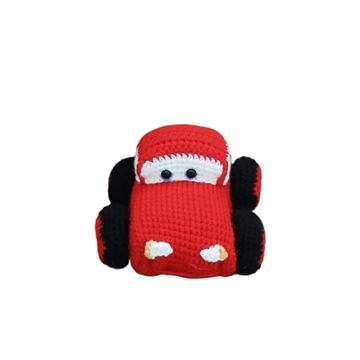 Peluche coche Cars hecho a mano a ganchillo (amigurumi) - Imagen 2