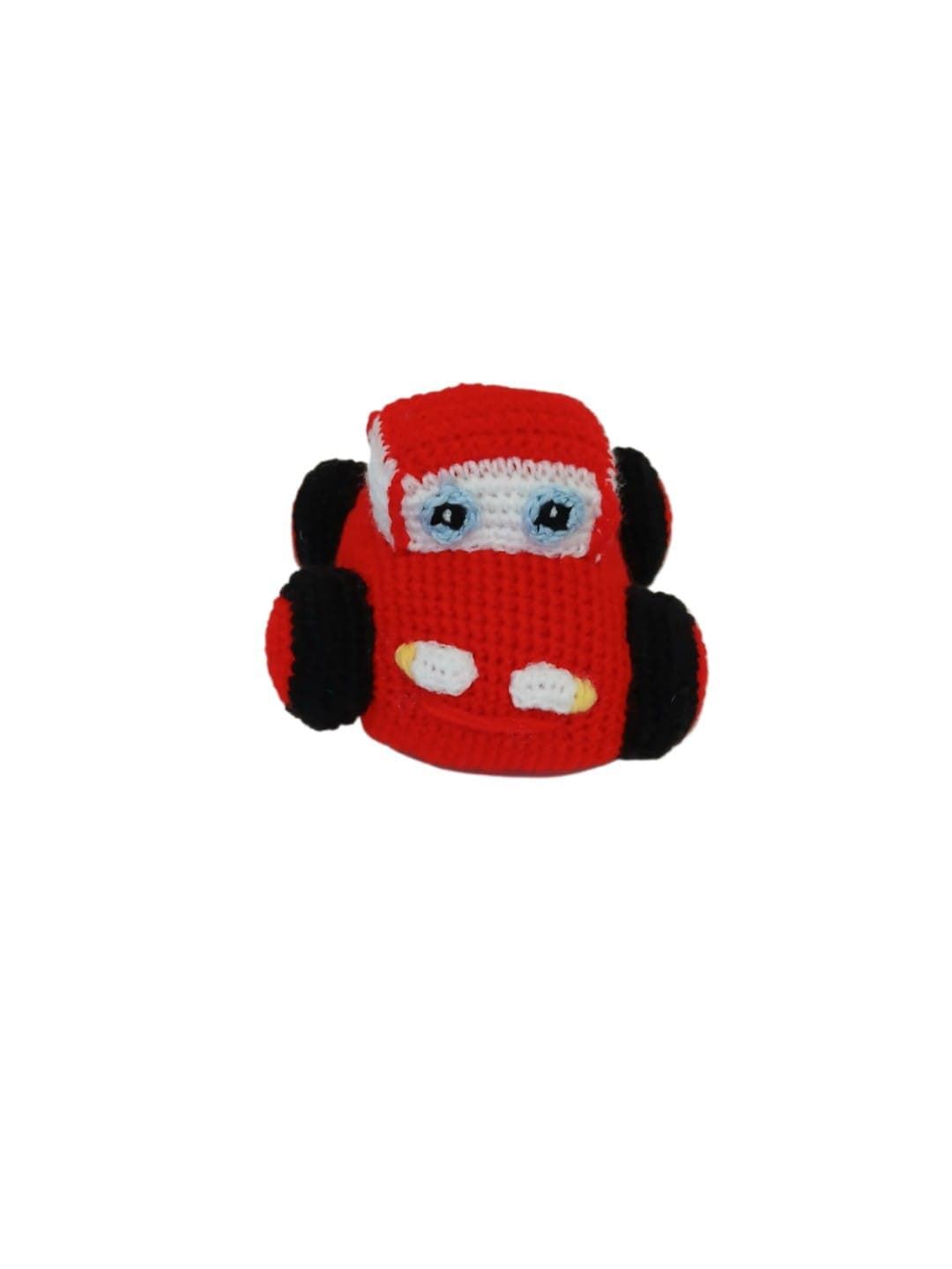 Peluche coche Cars hecho a mano a ganchillo (amigurumi) - Imagen 4