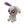 Peluche conejo blanco hecha a mano a ganchillo (amigurumi). - Imagen 2