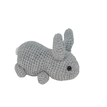 Peluche conejo hecho a mano a ganchillo (amigurumi) - Imagen 1