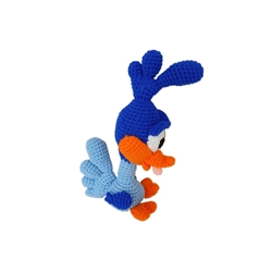 Peluche correcaminos looney tunes hecho a mano a ganchillo (amigurumi). - Imagen 2