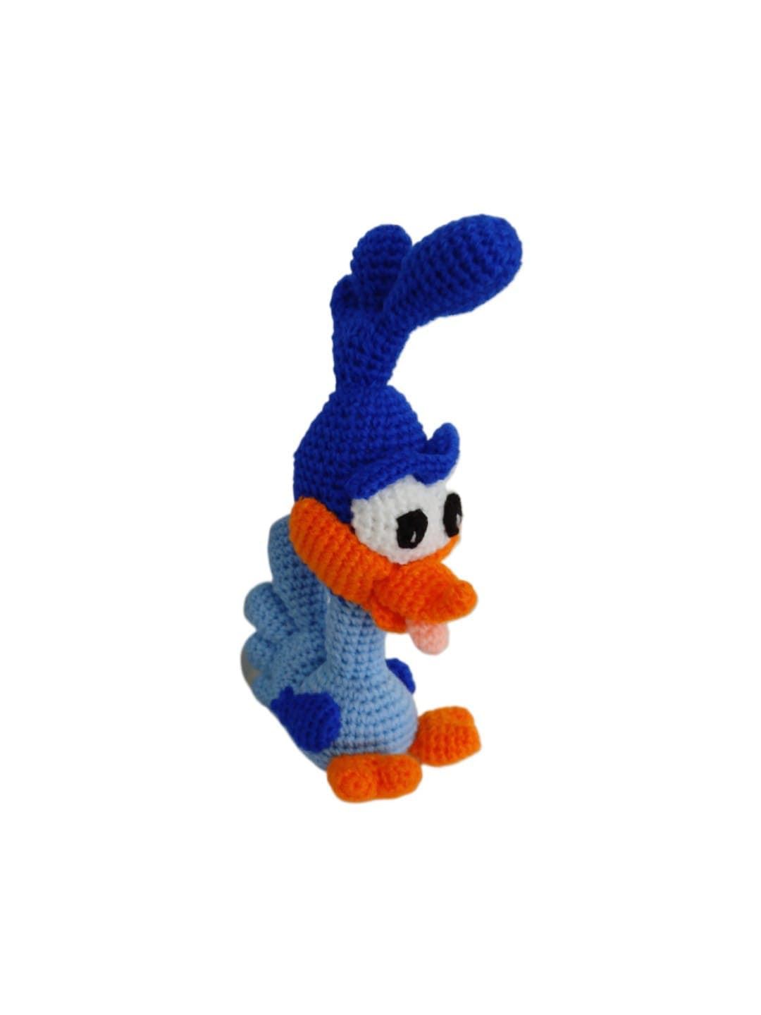 Peluche correcaminos looney tunes hecho a mano a ganchillo (amigurumi). - Imagen 4
