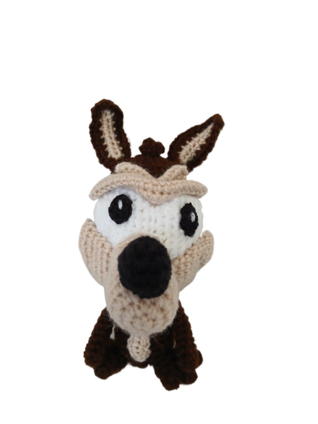 Peluche coyote looney tunes hecho a mano a ganchillo (amigurumi). - Imagen 4