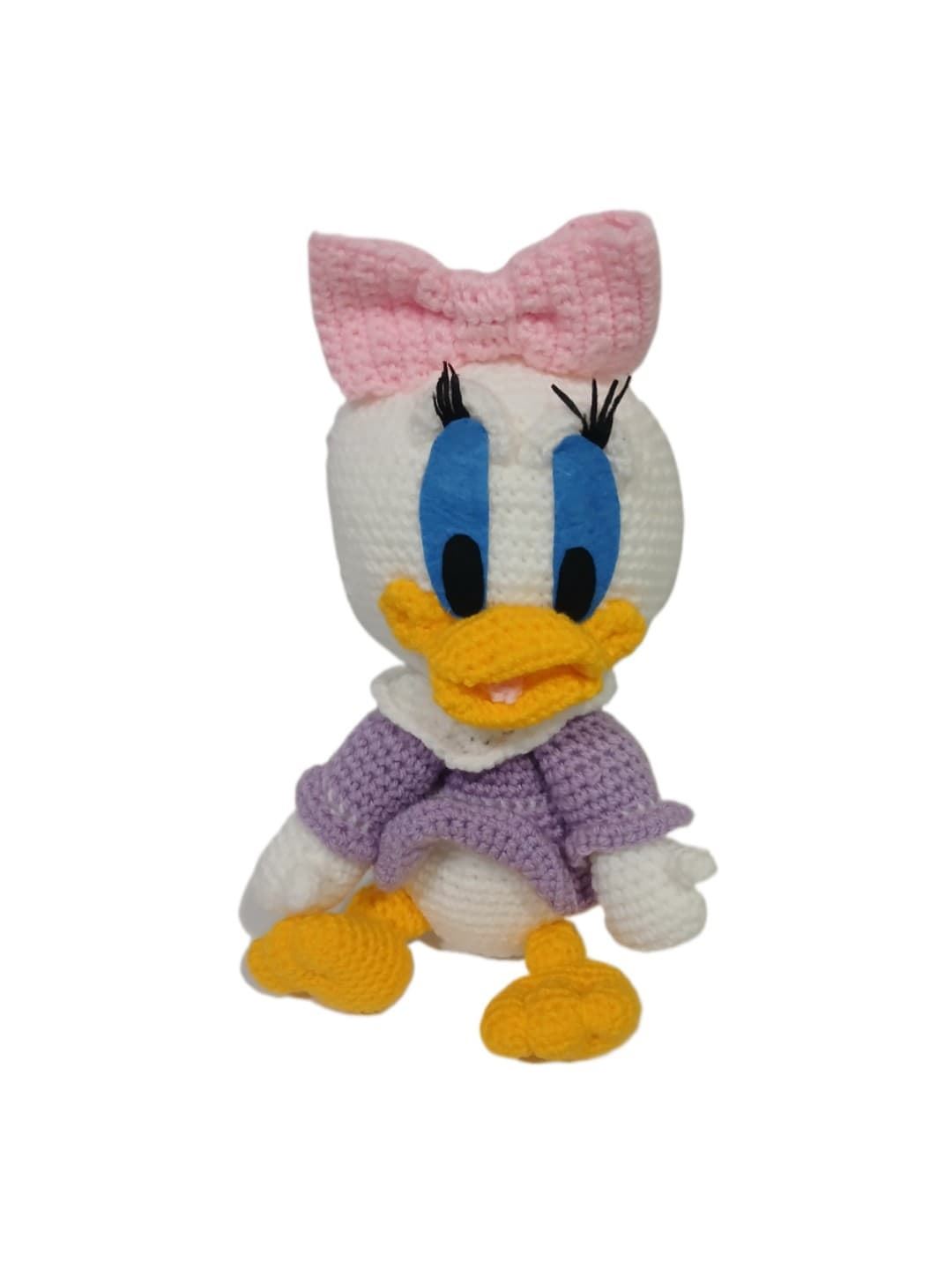 Peluche daisy hecho a mano a ganchillo (amigurumi).Ficha técnica: - Imagen 1