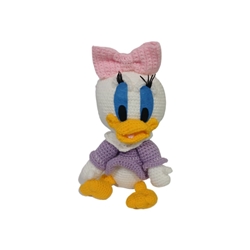 Peluche daisy hecho a mano a ganchillo (amigurumi).Ficha técnica: - Imagen 1